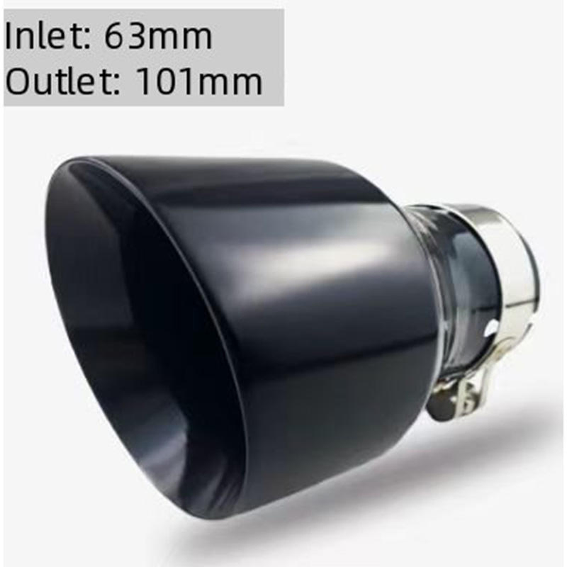 Factory Direct Universal Stainless Steel Exhaust Tip Dual Wall Weld-on Muffler Tip Car Tail Pipe Decoration Tuning Accessories