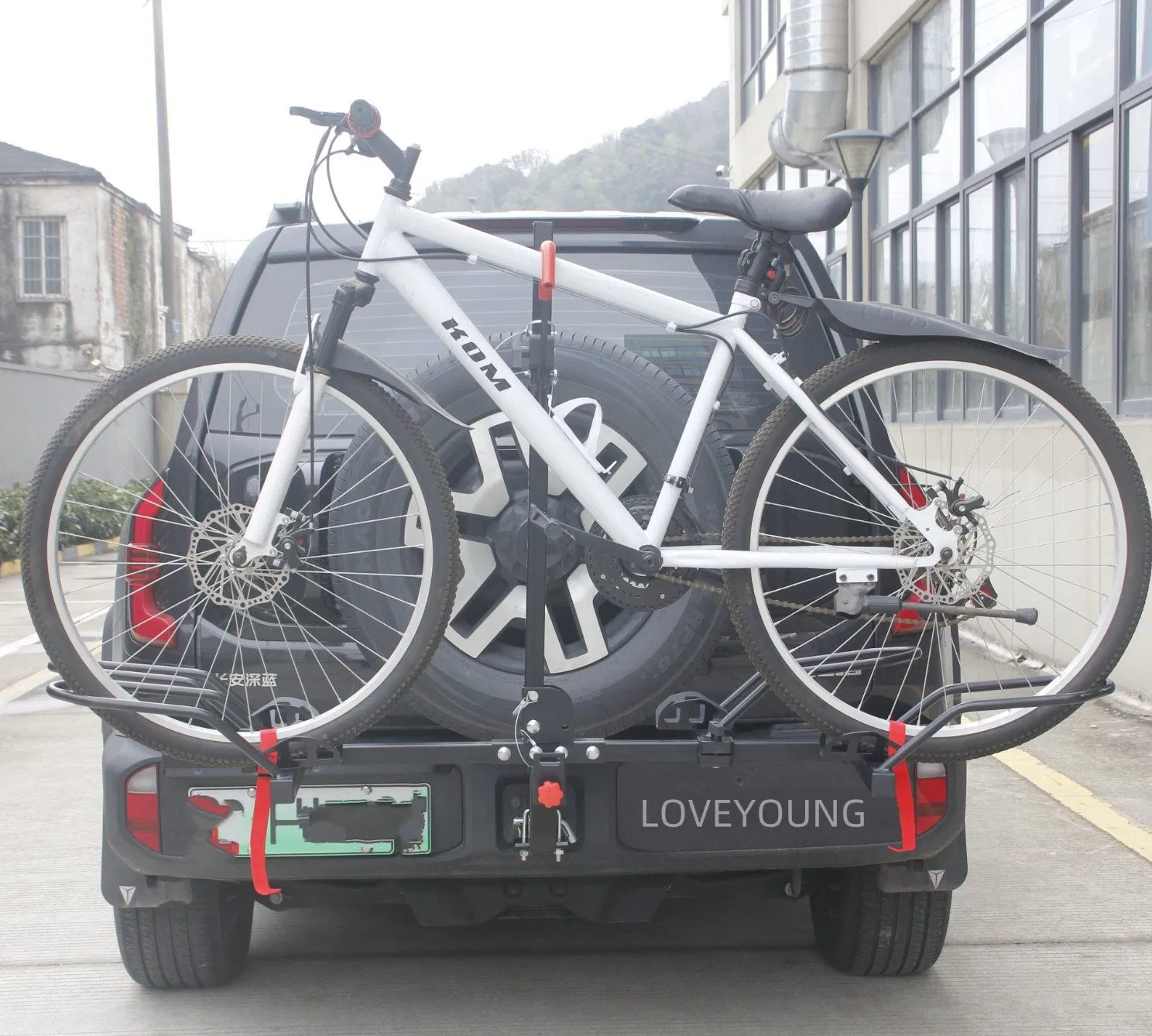 Car Bicycle Rack Outdoor Camping Rear Travel Bike Carrier 2 Bikes Accessories