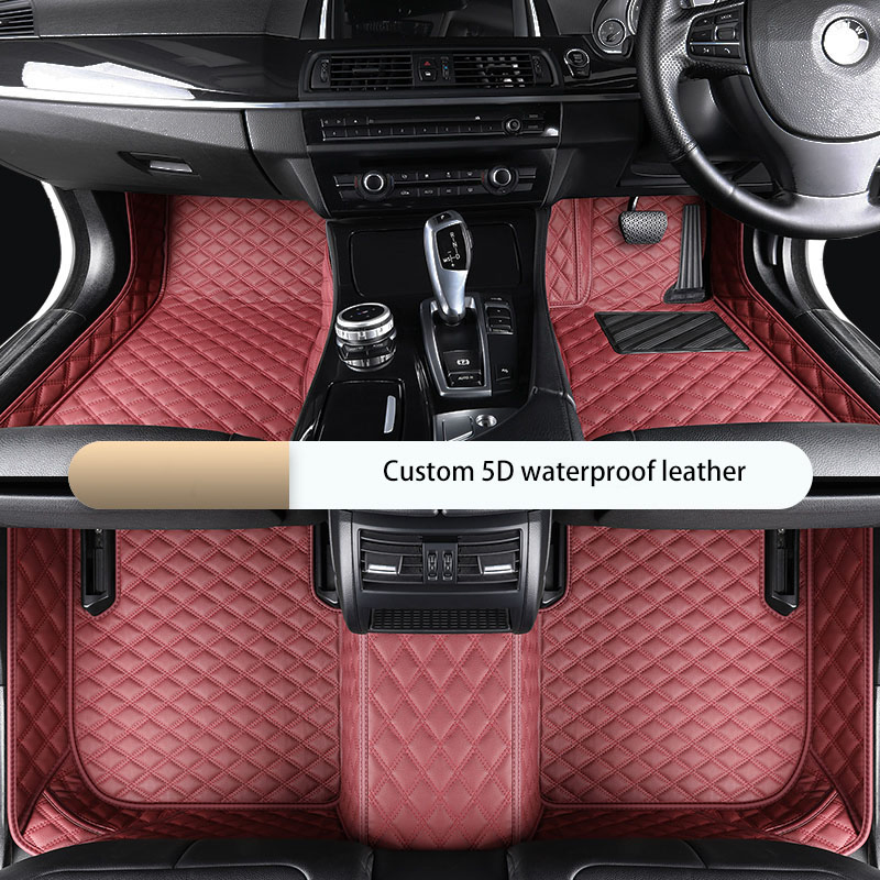 Anti Slip Interior Accessory Luxury Waterproof 3D Specific Car Model Custom Fit Leather Front Back Car Floor Mat for Auto Toyota Camry