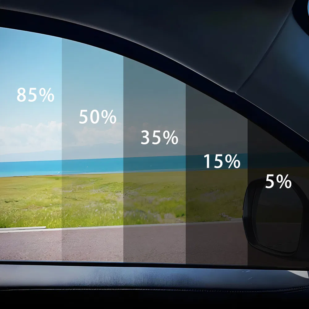 Heat Resistant Protective Security Automotive Adhesive Polarized Privacy Protection Nano Ceramic Window Solar Accessories Carbon Tint Film for Car