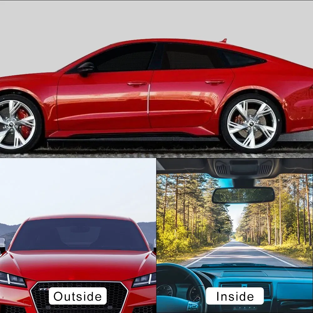 Heat Resistant Protective Security Automotive Adhesive Polarized Privacy Protection Nano Ceramic Window Solar Accessories Carbon Tint Film for Car