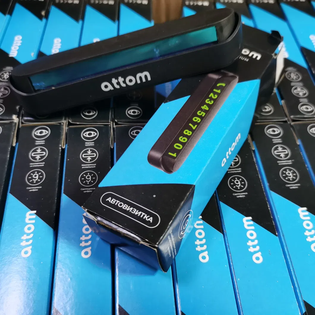 Parking Number Card 6