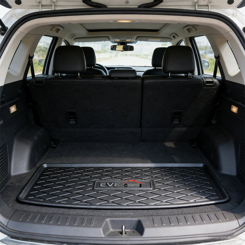 TPE Car Mat Rear Trunk Mat for Everest 2015-2019 Interior Accessories Environmental Protection Car Trunk Mat High Quality
