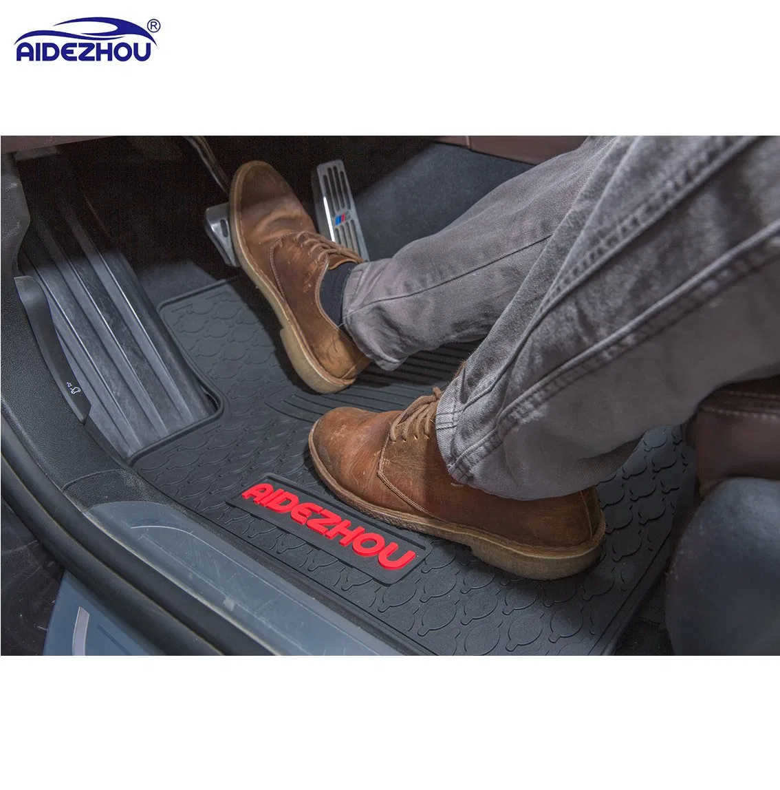 New Mould Factory Price Durable Car Interior Accessory 2D Latex Car Floor Mats with Logo for BMW I3 Extender EV 2019