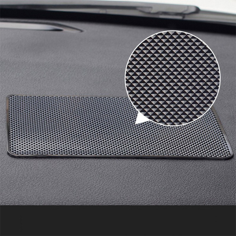Non Skid Anti Slip Car Auto Parts Universal Rubber Car Mat Anti-Skid Mat for Cars Mobile Phone Car Accessories Silicone Interior Storage Pad