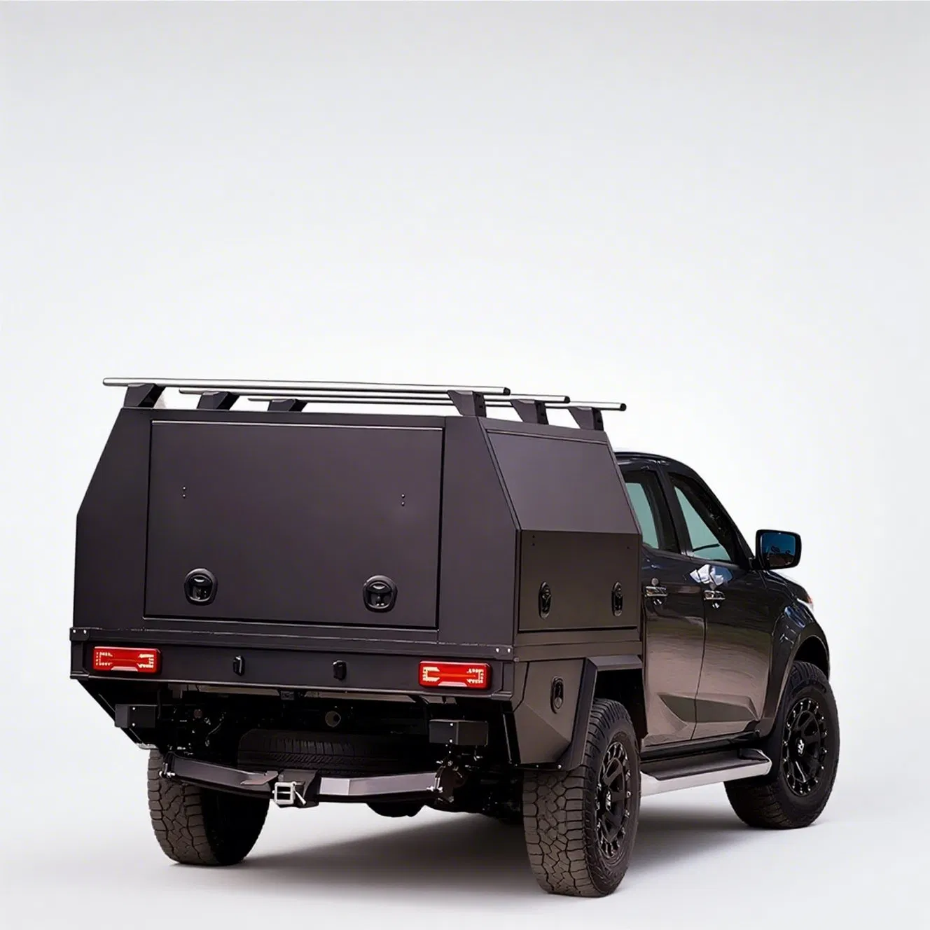 Car Accessories Aluminum Pickup Storage Ute and Tray Canopy with Dog Box