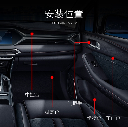 High-End Car Handle Starry Sky Light Roof Lighting Accessories