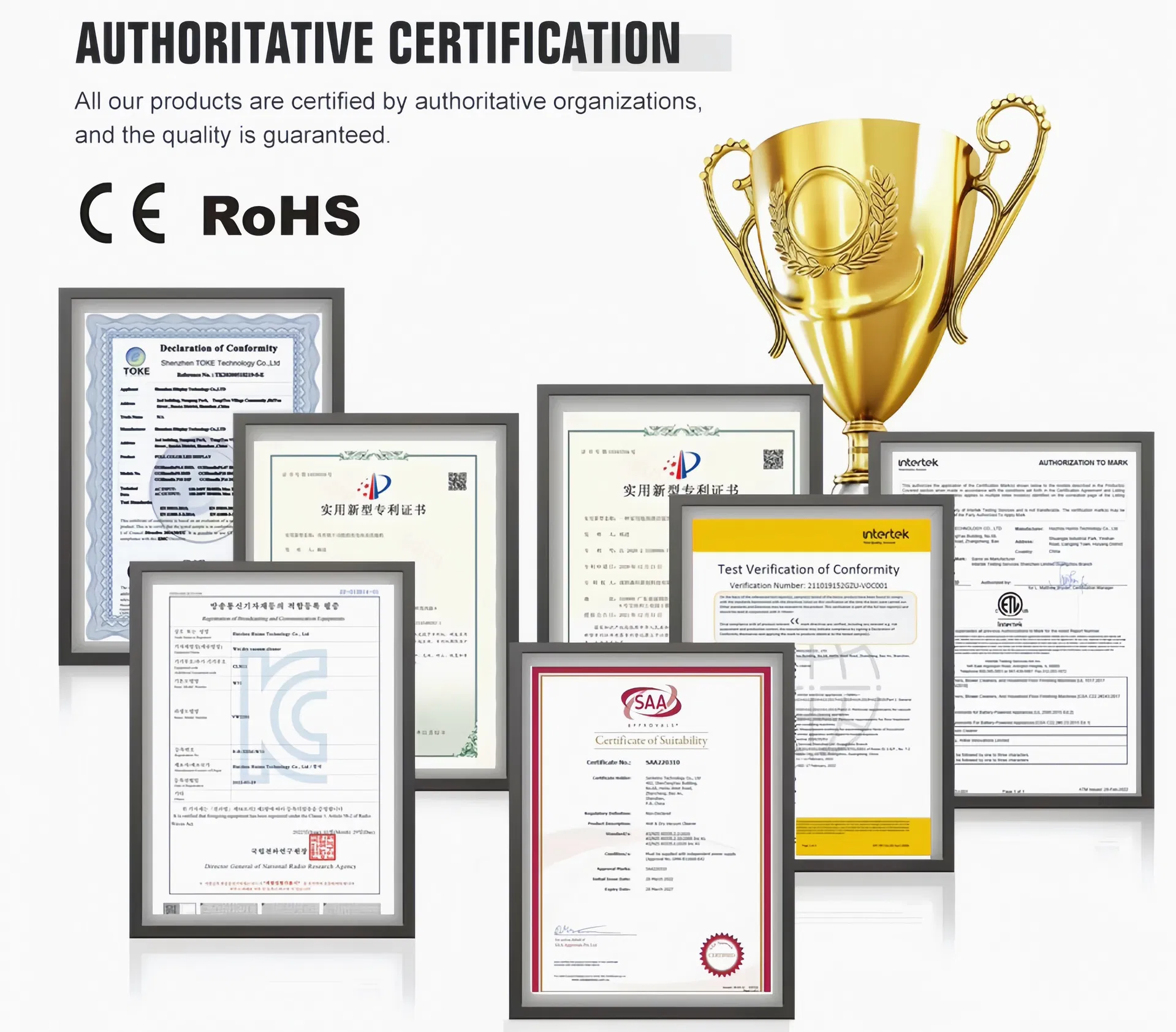 Certifications