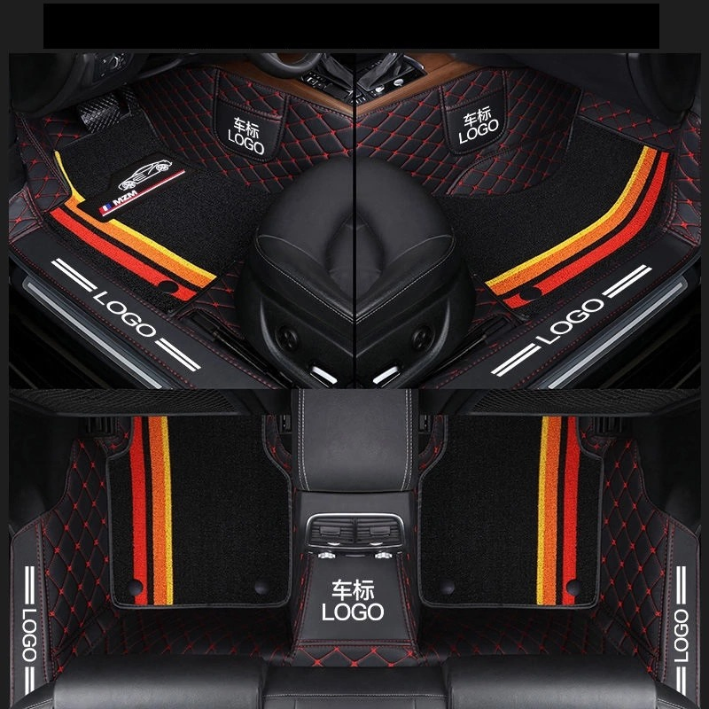 Chinese Factory Wholesale 5D Vehicle Interior Accessories PVC Leather Floor Car Mats