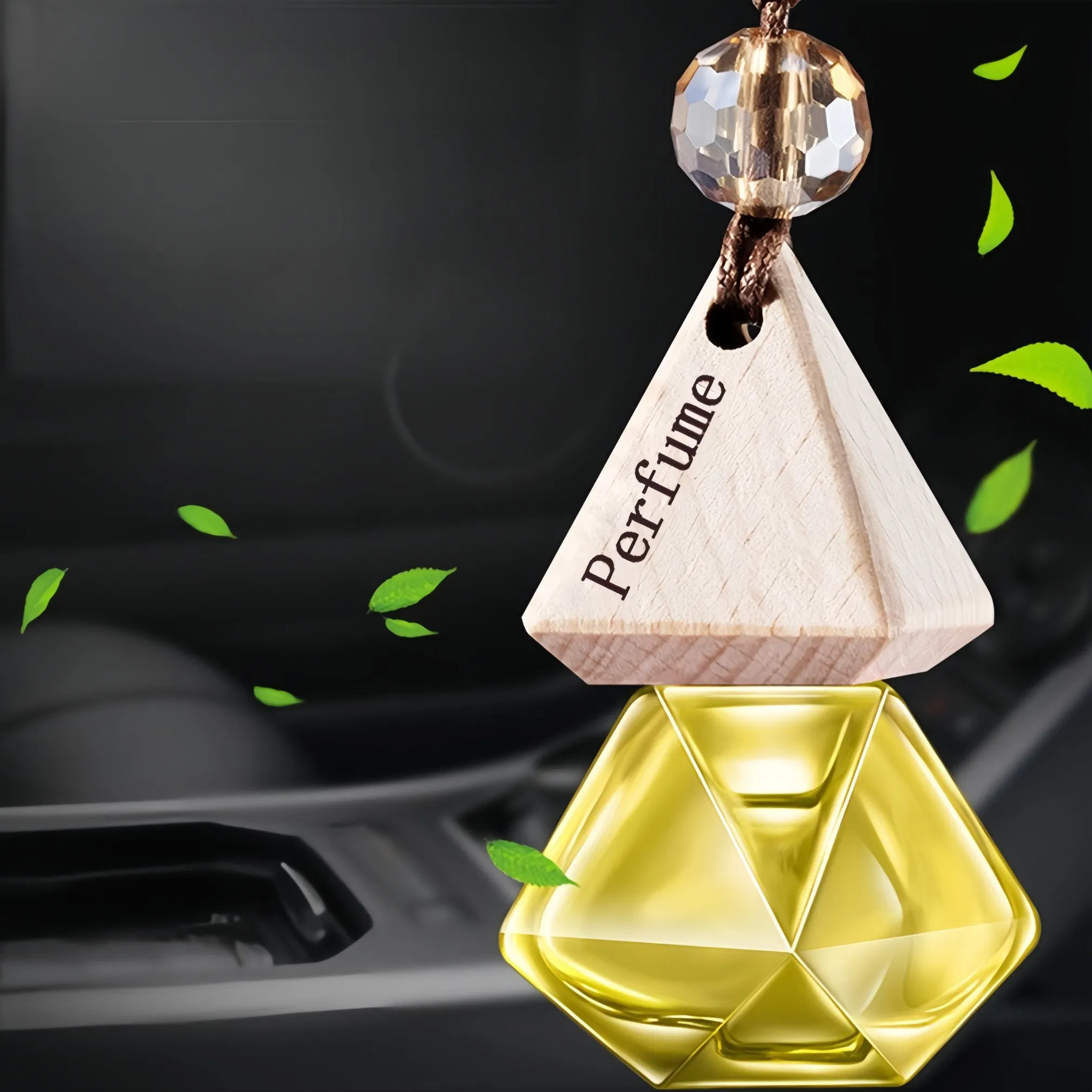 Hanging Car Air Freshener 10ml Pack of 1 Luxury Organic Toxin-Free Alcohol-Free Pet Friendly Perfume Interior Accessory for Fresh Aroma Long Lasting Fragrance
