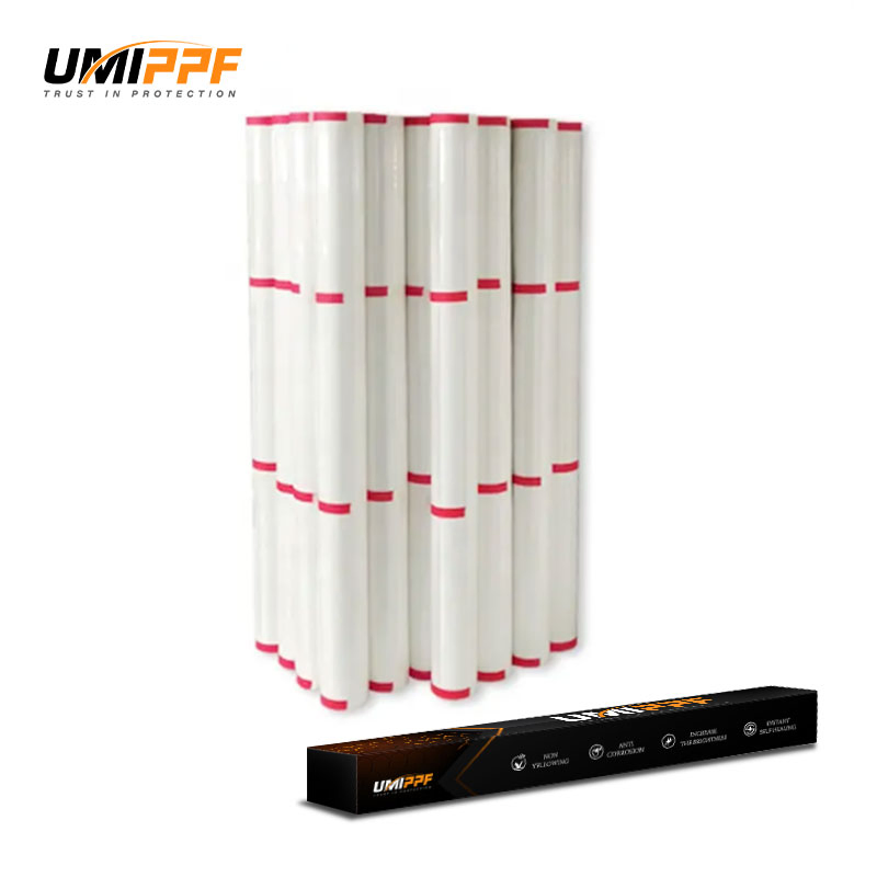 Glossy TPU Paint Protection Car Polyurethane Film Accessories 1.52*15m/Roll