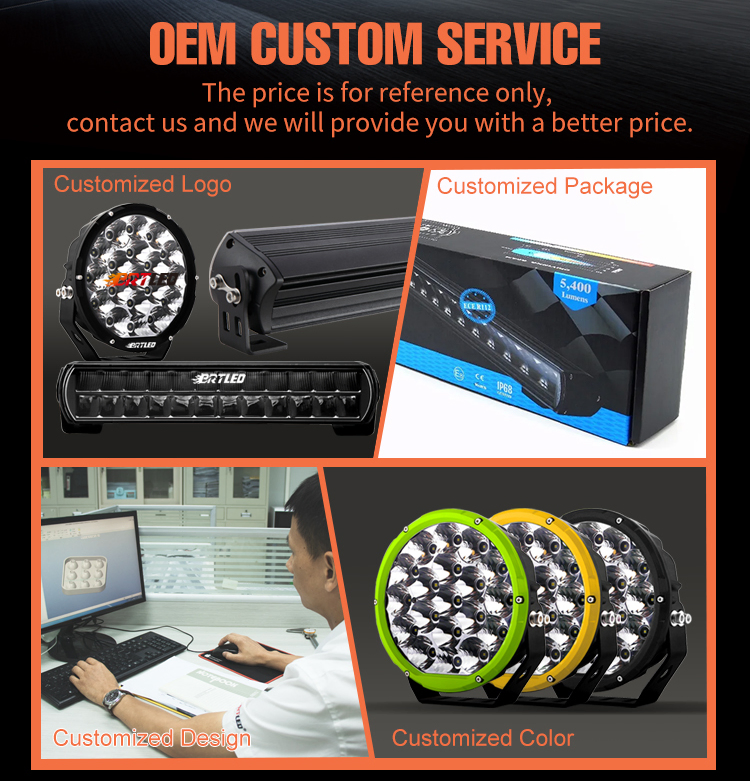 Wholesale LED Light Bar Straight Car Light Accessories Dual Double Row 360W 14 20 30 40inch LED Bar Combo Auto Lighting Systems