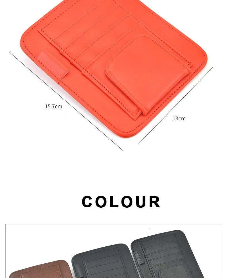 Sun Visor Organizer Usage