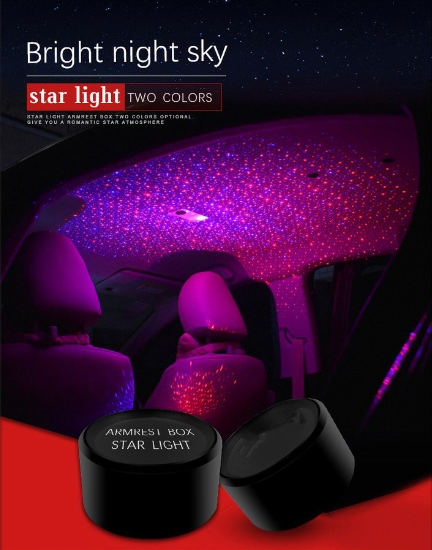 High-End Car Handle Starry Sky Light Roof Lighting Accessories