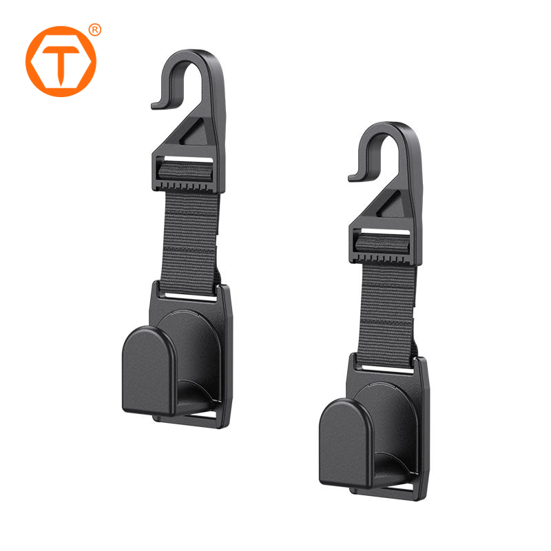 Car Accessories Car Seat Back Hook Car Headrest Hook Luggage Storage Hook Strong Organizer Hook for Wallet Cloth Sundries