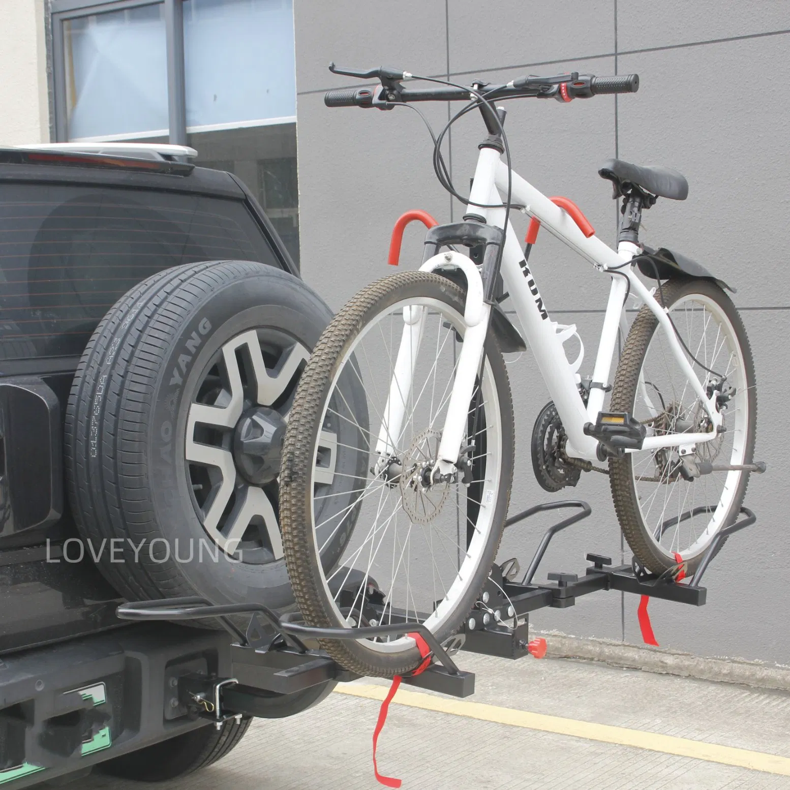 Car Bicycle Rack Outdoor Camping Rear Travel Bike Carrier 2 Bikes Accessories