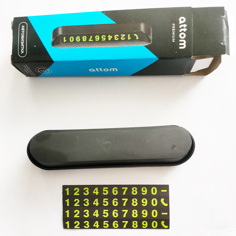 Hot Sale Temporary Parking Card Car Accessories Hidden Auto Phone Number