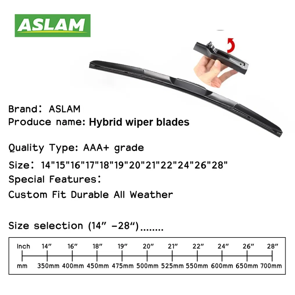 Rust-Proof Auto Accessory Car Wiper Blade for Vehicle Maintenance Needs