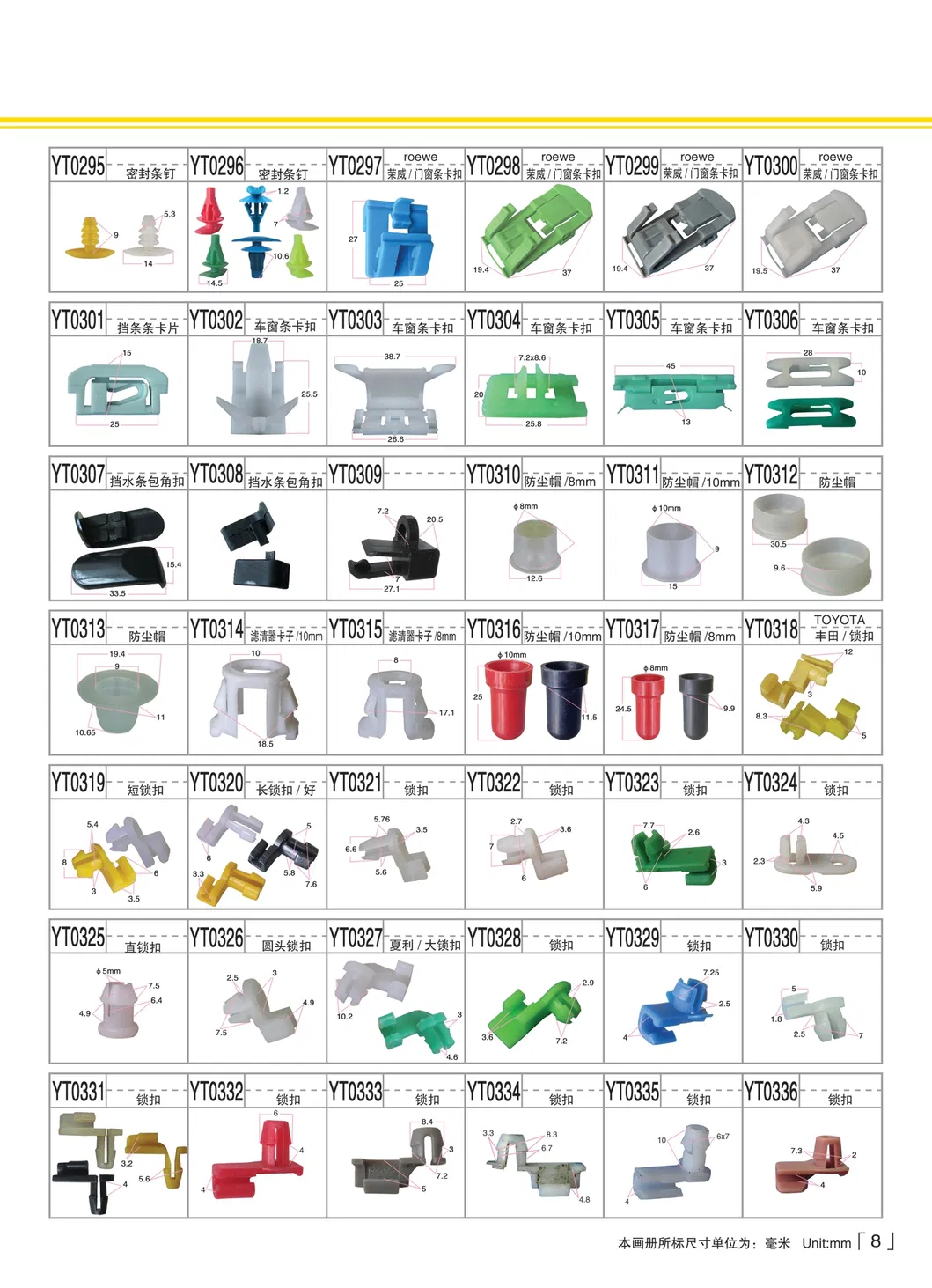 Automotive Plastic Clips 8