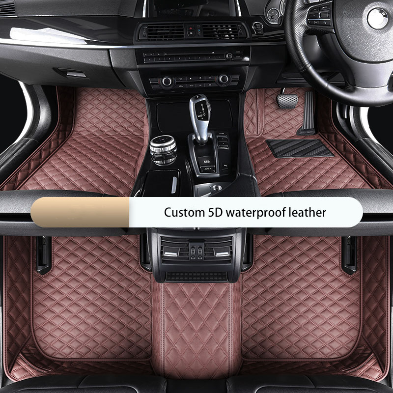Anti Slip Interior Accessory Luxury Waterproof 3D Specific Car Model Custom Fit Leather Front Back Car Floor Mat for Auto Toyota Camry