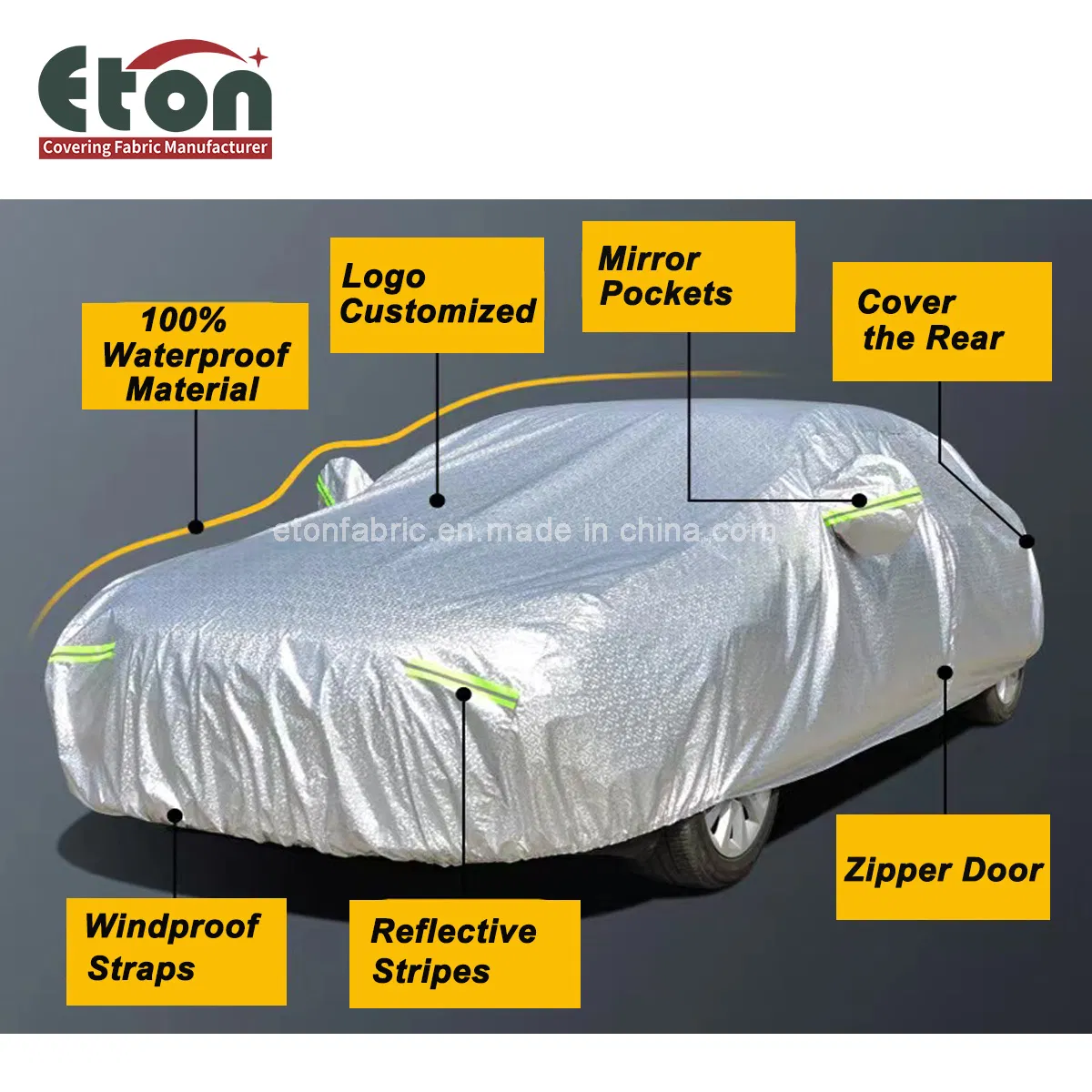 Car Accessories Wholesale Camouflage Silver Hail Protection Anti Snow Anti Ice Auto Car Cover