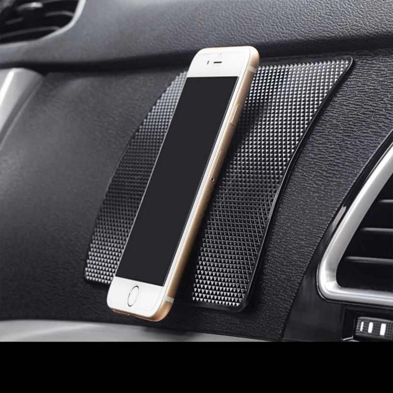 Non Skid Anti Slip Car Auto Parts Universal Rubber Car Mat Anti-Skid Mat for Cars Mobile Phone Car Accessories Silicone Interior Storage Pad