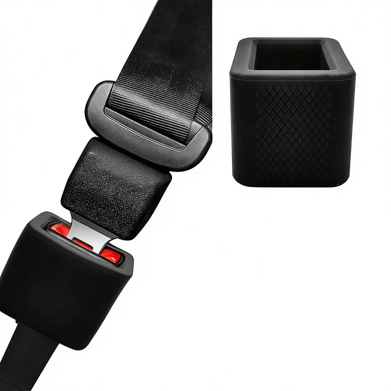 Silicone Seat Belt Buckle Booster, OEM Safety Belt Guard, Car Accessories, Car