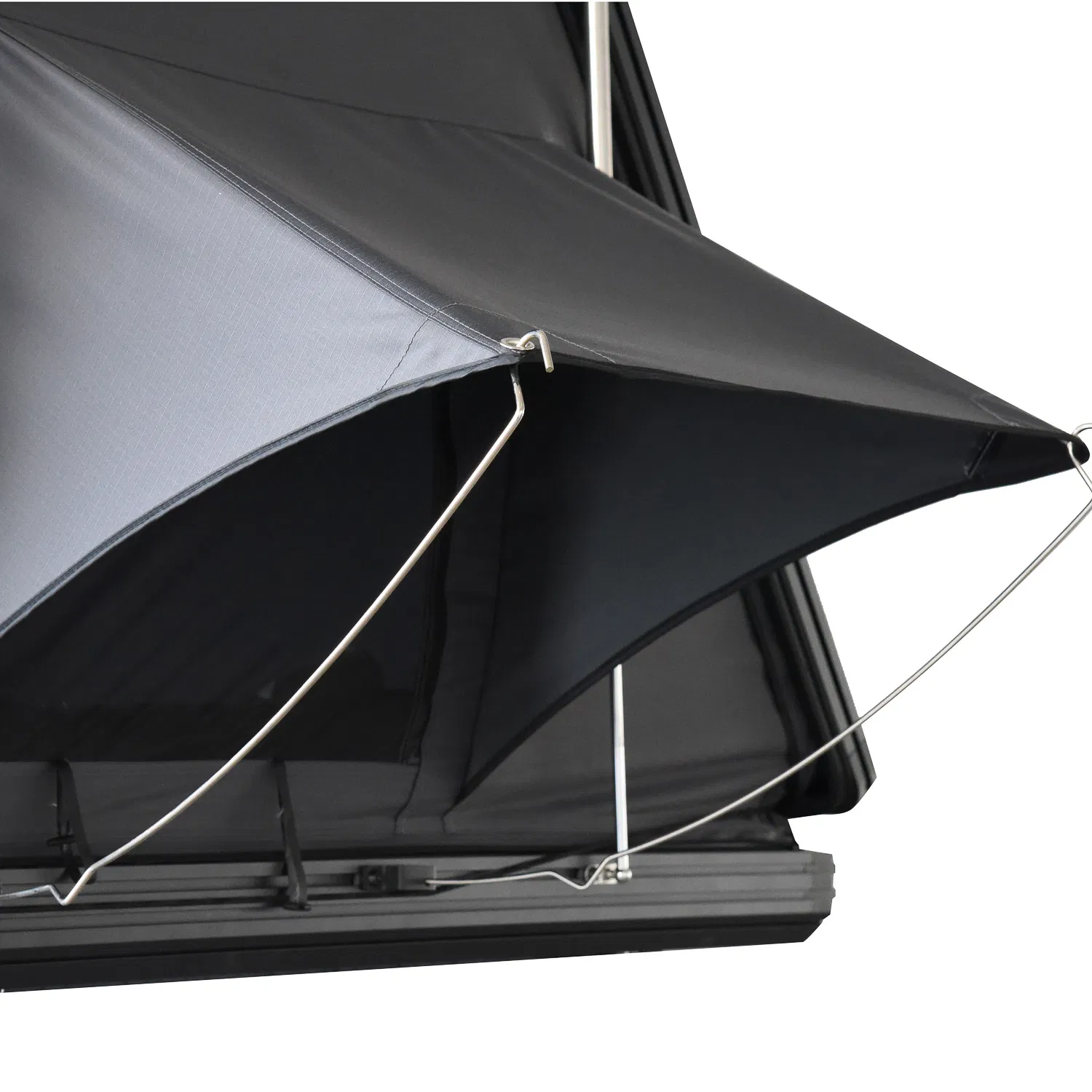 Travel Side Opening Hardshell Car Rooftop Tent for 4X4 Offroad Camping Includes Ladder Accessory