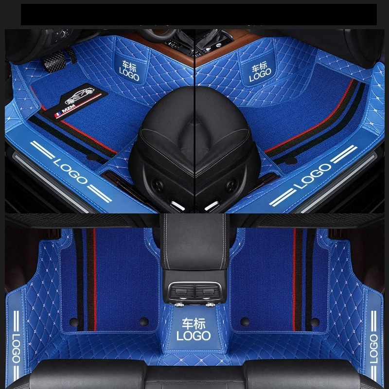 Chinese Factory Wholesale 5D Vehicle Interior Accessories PVC Leather Floor Car Mats