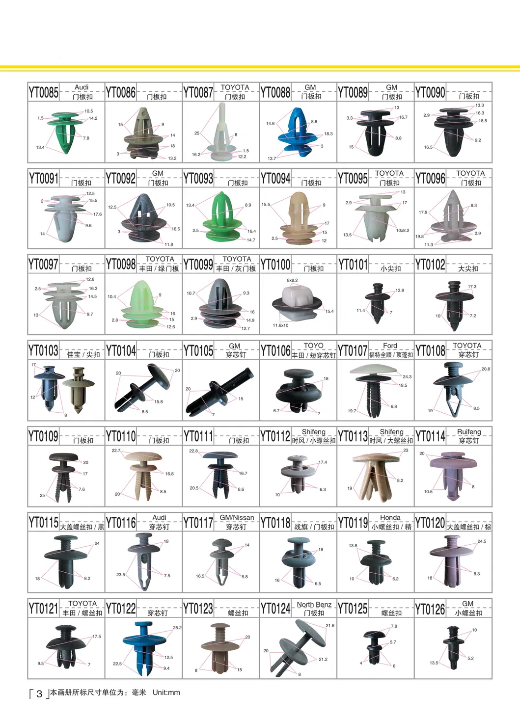 Automotive Plastic Clips 3