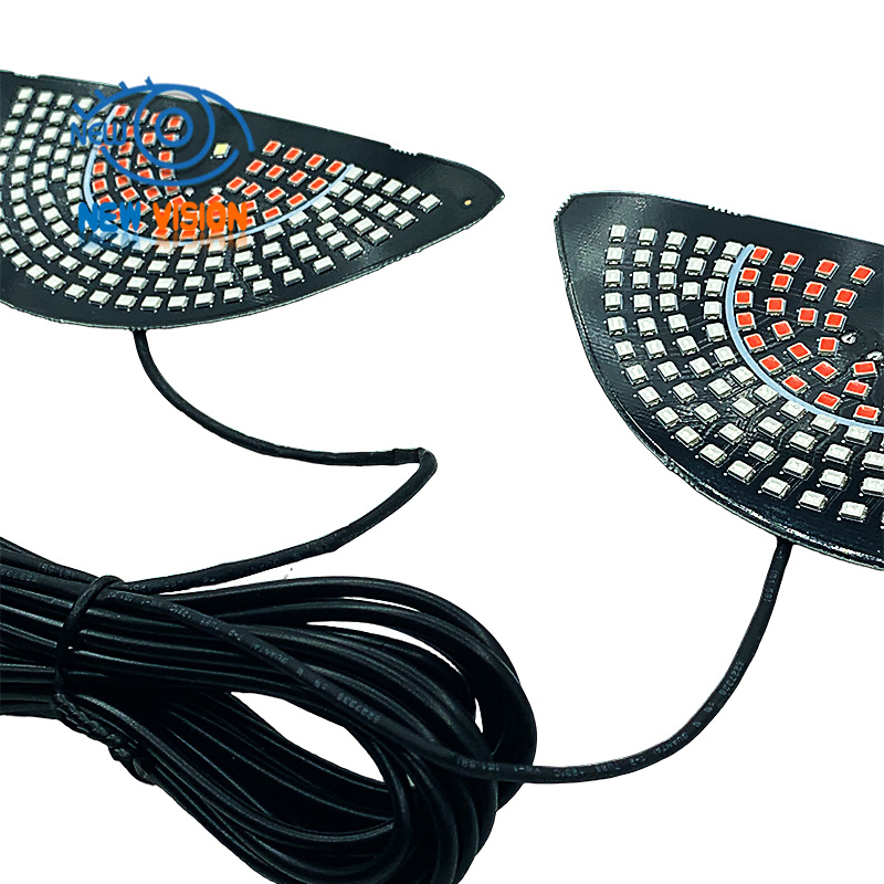 Car LED Devil Eye Demon LED Display Screen Panel Auto Interior Lighting Accessories