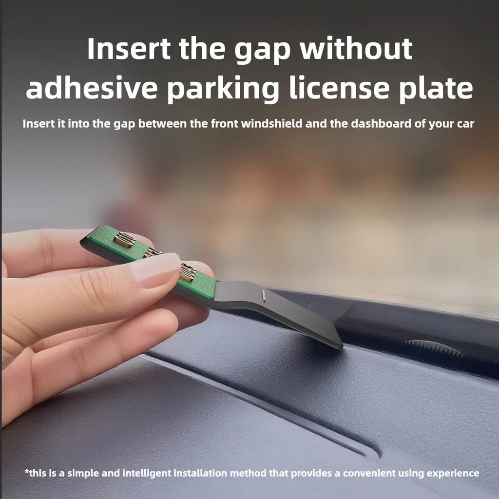 Car Accessory Temporar Y Auto Mobile Phone Number Card Car Parking Number Plateparking Number Plate