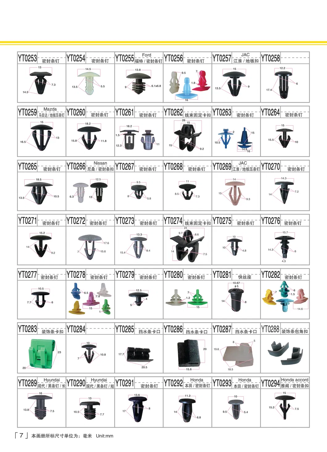 Automotive Plastic Clips 7