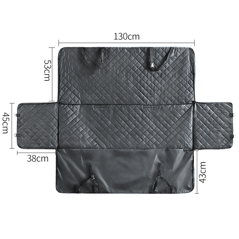 Factory Ouline Cheap Foldable Waterproof Large Car Seat Pet Cover with Pet Accessories