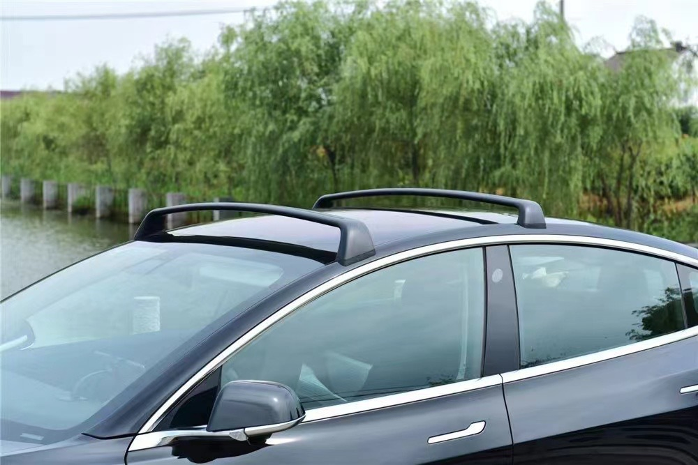 Suitable for Tesla Model 3 Roof Luggage Rack Model Y Dedicated Car Travel Box Crossbar Modification Accessories