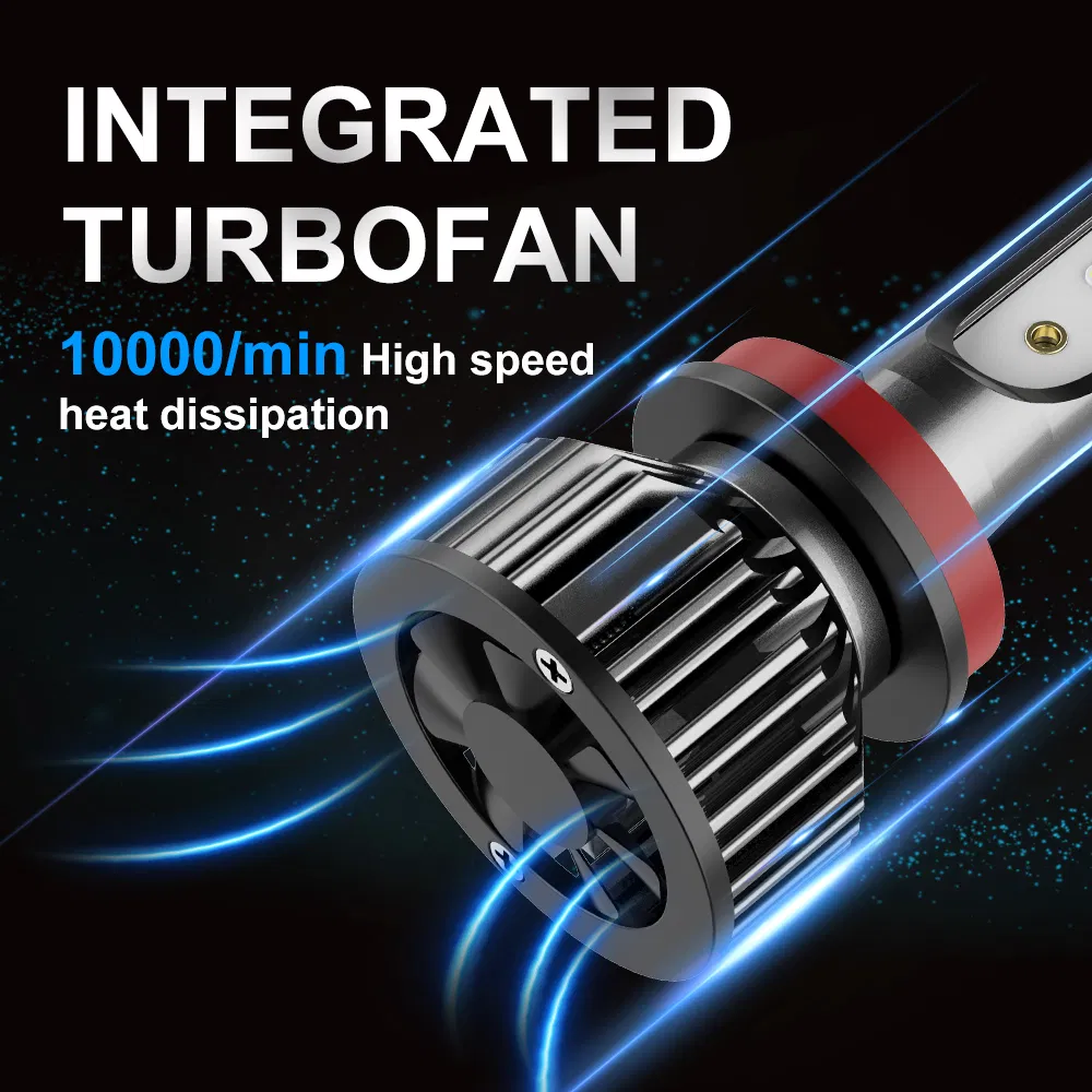 Upgrade Car Lighting V6 H7 H11 H4 9005 9006 48W Motorcycle Vehicle Accessories