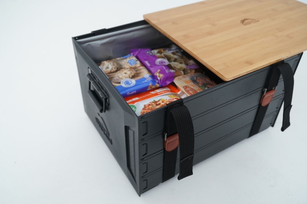 off-Road Vehicle Outdoor Camping Accessories Plastic Tool Storage Box Case Heavy Duty Car Roof Racks Mounted Tool Box on Truck