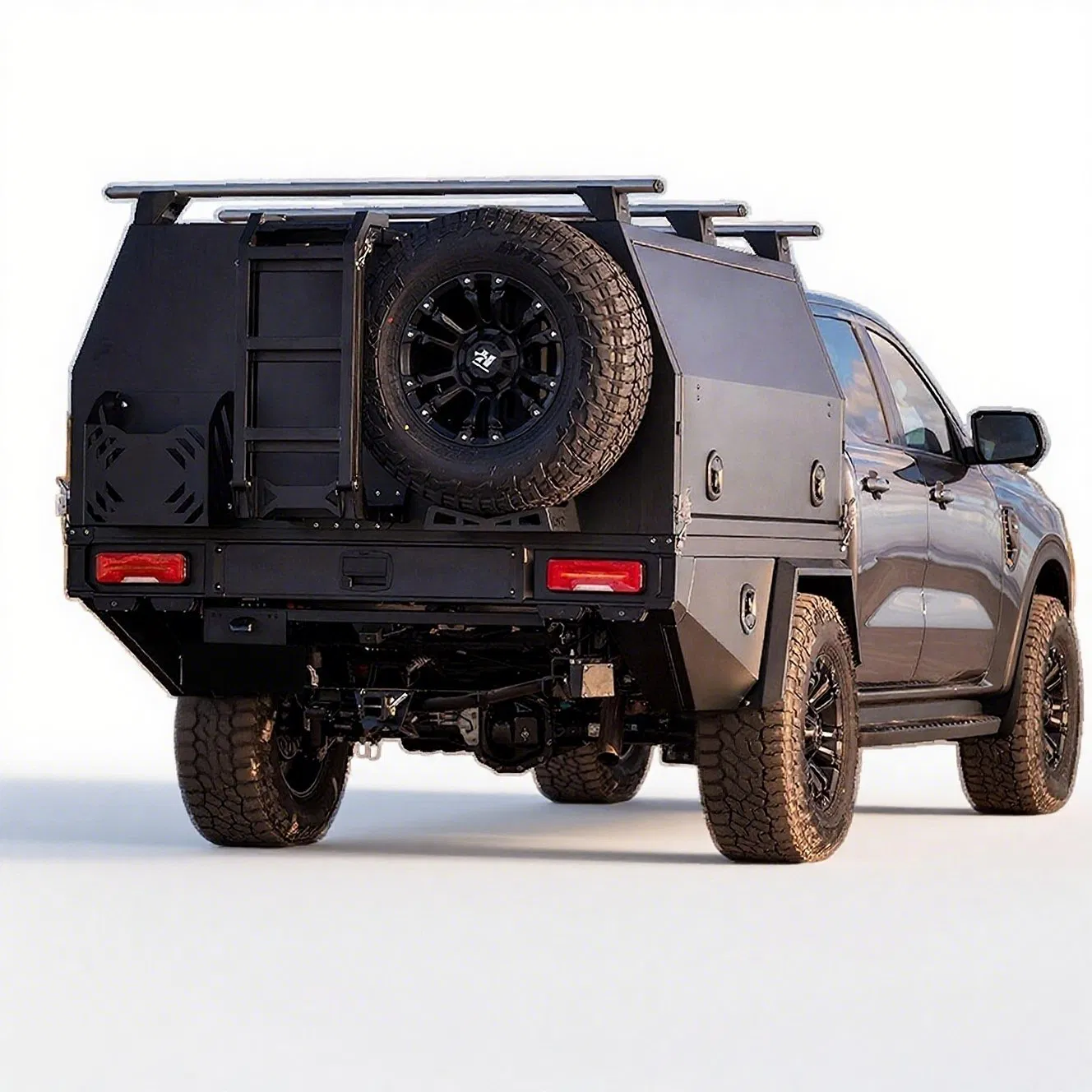 Car Accessories Aluminum Pickup Storage Ute and Tray Canopy with Dog Box