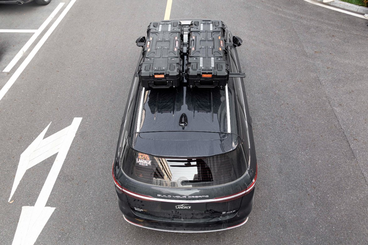 Camping Accessories Durable LLDPE Truck Utility Tool Box Organizers and Storage Pickup Heavy Duty Car Roof Rack Mounted Tool Box