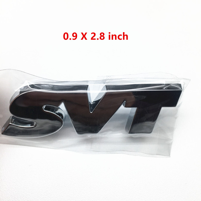 Gt Fit for Svt Bronco Mustang Emblem Fender Badge Decal Sticker Logo Car Accessories Car Parts Decoration ABS Plastic