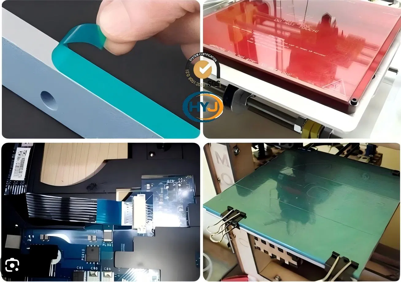 Pet Tape Single Sided Heat Resistant Polyester Film Silicone Masking Adhesive Tape for Car Accessories