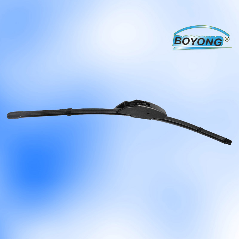 OEM Customed Wholesale Conventional Wiper Stock Universal Beam Natural Rubber Soft Flat Wiper Blade Frameless Car Wiper U Hook Wiper Auto Parts Car Accessories