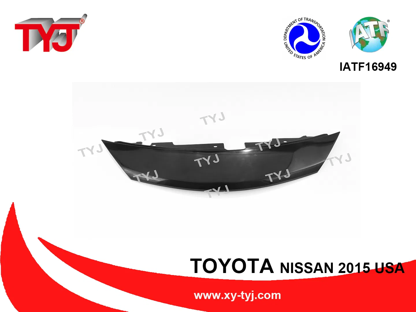 Car Accessories Auto Parts Car Automotive Exterior Parts Front/Rear Bumper Grille Cover for Nissan Versa Note 2015 USA