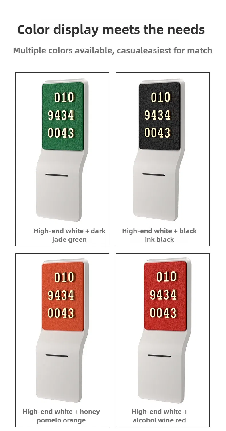 Car Accessory Temporary Auto Mobile Phone Number Card Car Parking Number Plate Emergency Contact Plate