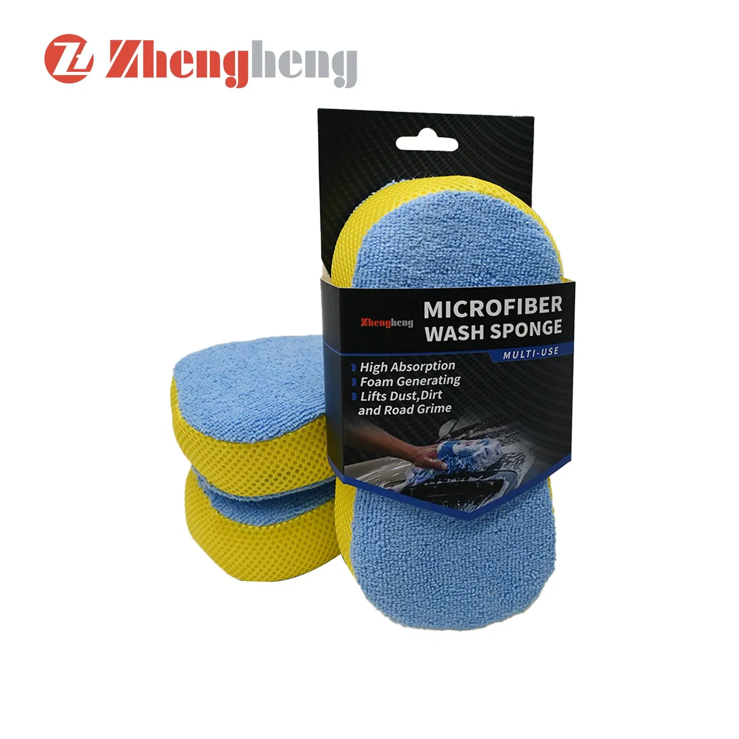Vehicle Accessories, Electronics &amp; Tools Car Care &amp; Cleaning Sponge Microfiber Chenille Car Wash Sponge Non-Scratch Surface Cleaning Foam Pad
