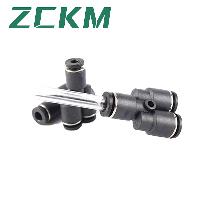 Conjunto de Conectores Pneumáticos Eficientes Conjunto de Conexão Rápida Conjunto de Conexões Pneumáticas em Latão Kit de Conexões Pneumáticas Push Through Peças Mini Pneumáticas Conexões