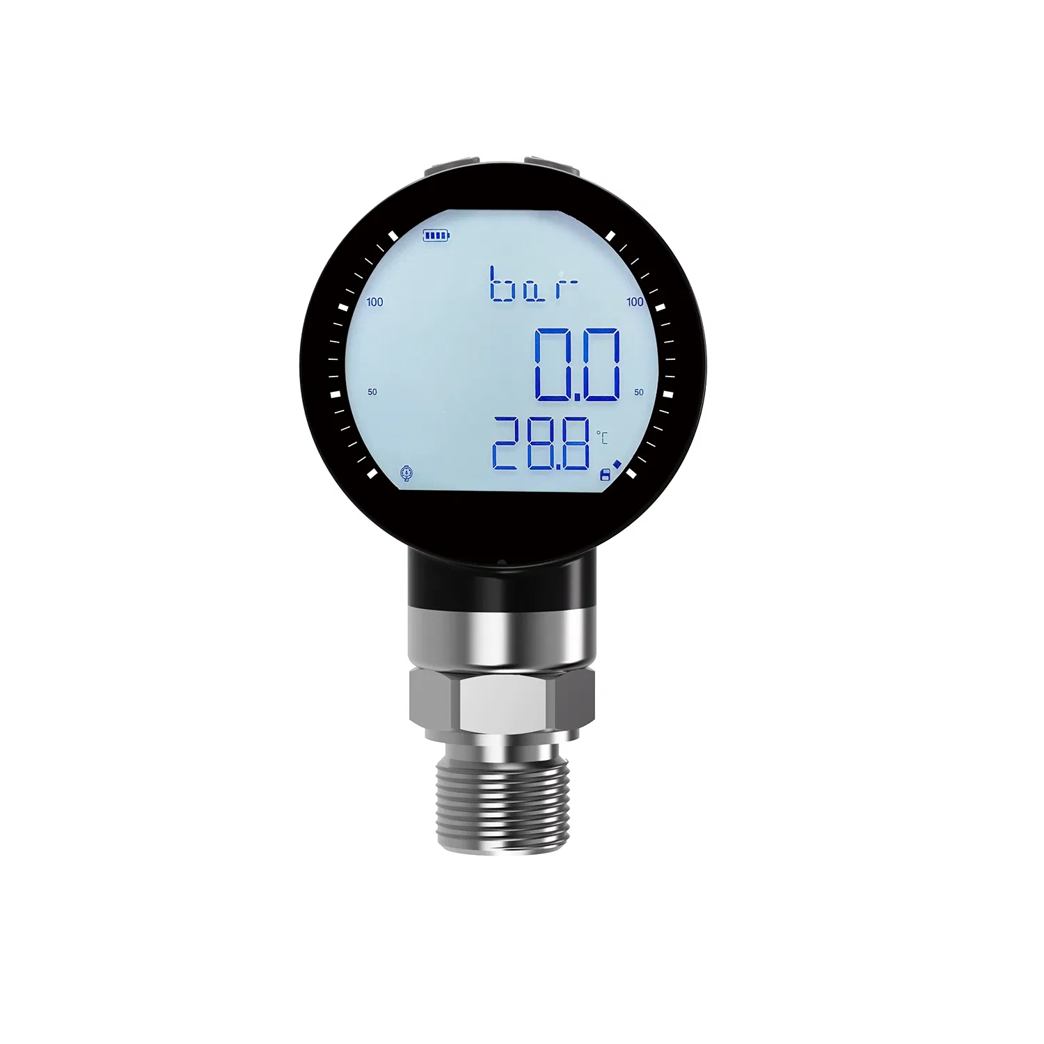 IP67 À prova d'água de alta precisão recarregável 5-Digit Exibe datalogger Bluetooth que suporta 1m Registra manômetro digital MD-S261 com certificação ATEX