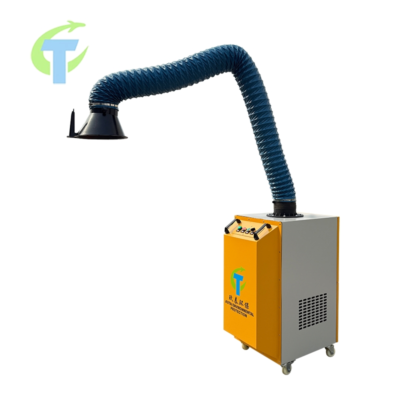 Purificador de Fumaça Móvel de Alta Eficiência Extrator de Fumaça Portátil com Braços Duplos