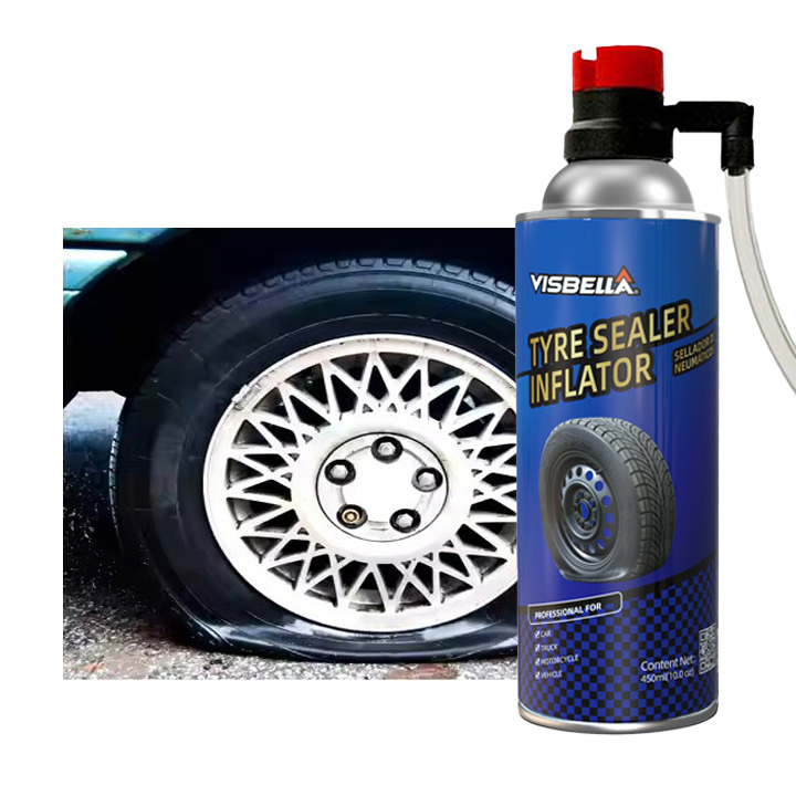 Kit de Reparação de Pneus para Todas as Estações Visbella com Bomba de Ar para Manutenção Automotiva DIY
