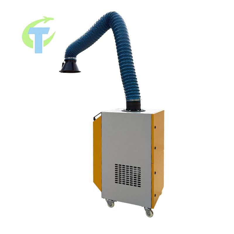 Purificador de Fumaça de Soldagem Industrial Extrator Móvel de Fumaça de Soldagem para Oficina de Metal